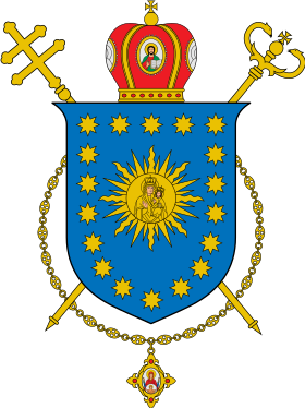 Coat of arms of the archeparchy of Ternopil-Zboriv
