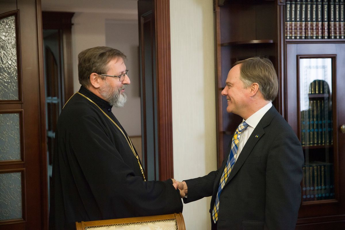 Блаженніший Святослав зустрівся з Послом Великобританії в Україні