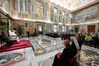 Владика Володимир Війтишин зустрівся зі&nbsp;Святішим Отцем під час аудієнції з&nbsp;&laquo;Misericordie&raquo;