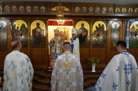 В Афінах у свято Покрова освятили другий ярус іконостасу