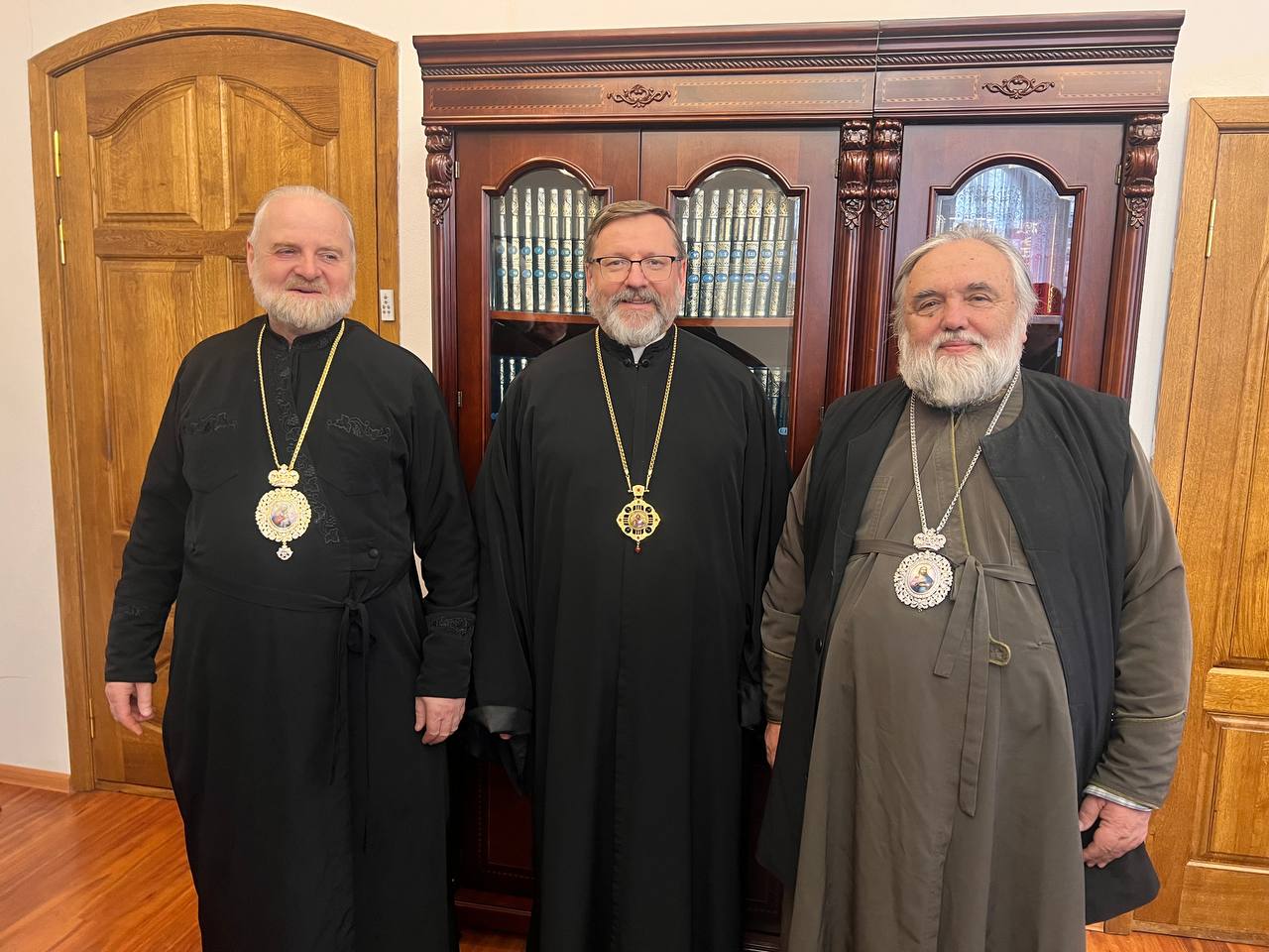 Блаженніший Святослав зустрівся з&nbsp;митрополитом ПЦУ Іоаном у&nbsp;Черкасах