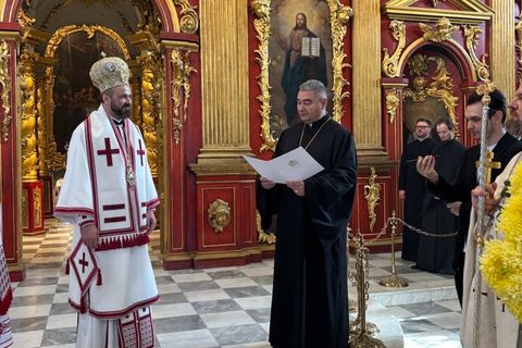 Глава УГКЦ привітав екзарха Константинопольського Патріарха в Україні з 50-річчям