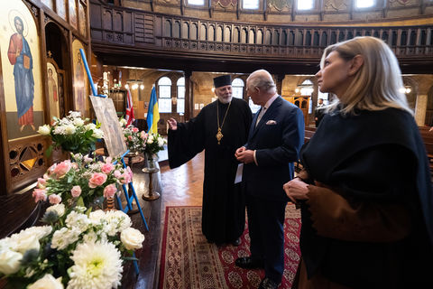 Король Британії та перша леді України відвідали катедральний собор УГКЦ в Лондоні