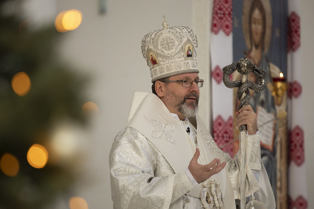 From the Head of the UGCC: “Listening to the story of Herod, the murderer, we see the story of millions of Ukrainian women who have to flee their homes”