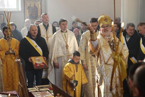 Владика Йосиф Мілян із душпастирським візитом відвідав греко-католиків Ірпеня