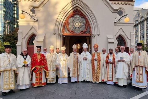 “No one is born a saint, but they become saints through a righteous life with God.” Bishop Mykola during a Relics Tour in Auckland