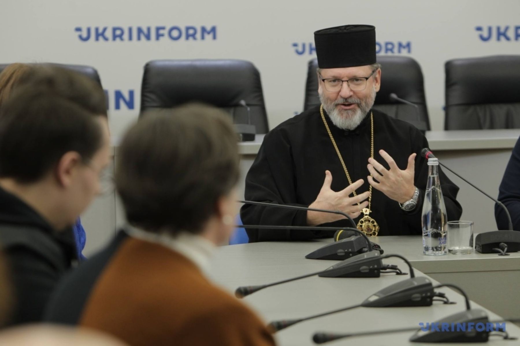 &laquo;Я&nbsp;не&nbsp;вірю, що&nbsp;може бути правда, яка зашкодить&raquo;,&nbsp;&mdash; Глава УГКЦ на&nbsp;зустрічі з&nbsp;журналістами &laquo;Укрінформу&raquo;