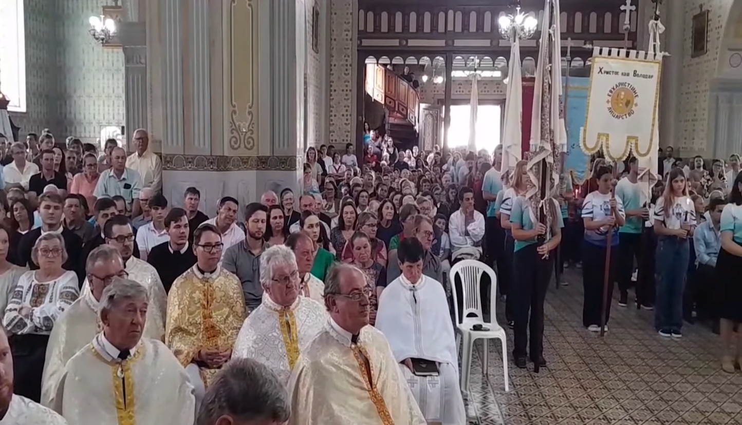 Глава УГКЦ: «Ми переживаємо унікальну історичну зустріч, у якій Україна і Бразилія обіймаються разом» Глава УГКЦ: «Ми переживаємо унікальну історичну зустріч, у якій Україна і Бразилія обіймаються разом»