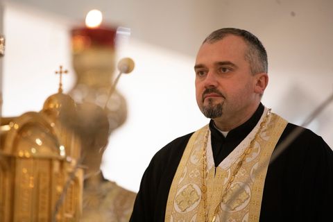 Father Andriy Khimyak ordained a bishop in the Patriarchal Cathedral