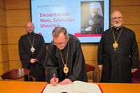 Глава УГКЦ на&nbsp;зустрічі з&nbsp;представниками &laquo;Церква у&nbsp;потребі&raquo;: &laquo;Бути свідками правди і&nbsp;джерелом надії для людей, які страждають&raquo;