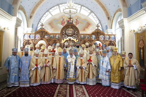 The annual fraternal retreat and meeting of the bishops from the UGCC and RCC in Ukraine, held in Zarvanytsia