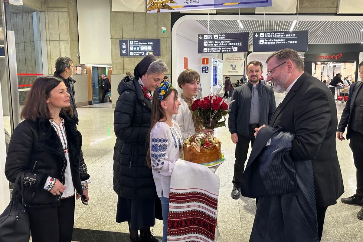 Il Capo e Padre della Chiesa greco-cattolica ucraina in visita pastorale a Parigi
