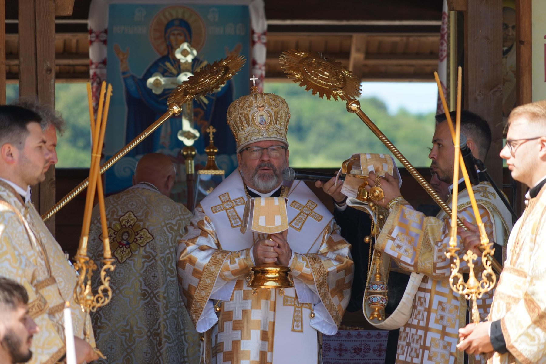 Глава УГКЦ у Страдчі: Ми відчуваємо, як Христос страждає стражданнями України