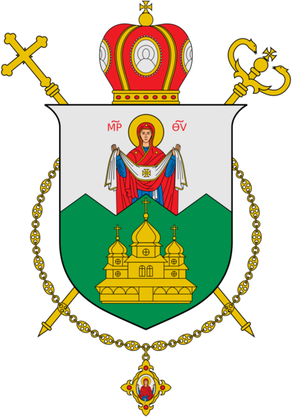 Coat of arms of the eparchy of Sambir-Drohobych