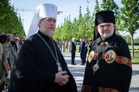 Владика Йосиф Мілян взяв участь у&nbsp;церемонії перепоховання полковника Андрія Мельника та&nbsp;його дружини Софії