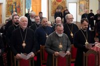 На початок Синоду владики помолилися до&nbsp;Святого Духа та&nbsp;склали синодальну присягу