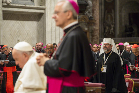 Head of the UGCC prayed with the Pope for peace in Ukraine and the world in St. Peter’s Basilica