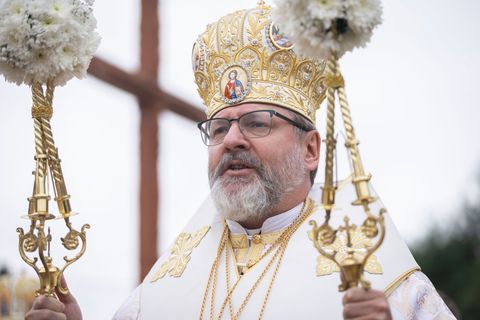 Глава УГКЦ у Волі-Довголуцькій: «Сьогодні Україна є розп’ята, але під її хрестом стоїть Мати Божа» 