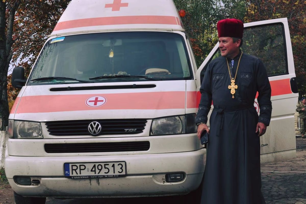 «Десь є святі землі на земному шарику. Для українців то є Донбас», — священник УГКЦ з Краматорська Василь Іванюк