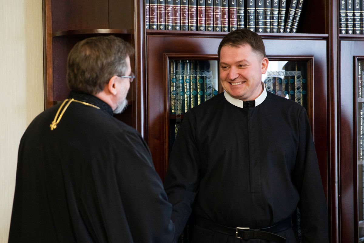 Head of the UGCC met with the newly elected provincial superior of the Basilian Province of the Most Holy Savior