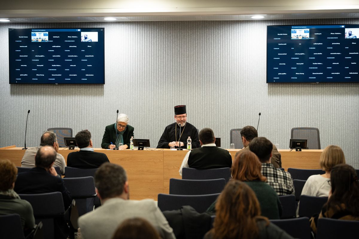 Блаженніший Святослав зустрівся із журналістами Дикастерії у справах комунікацій у Ватикані