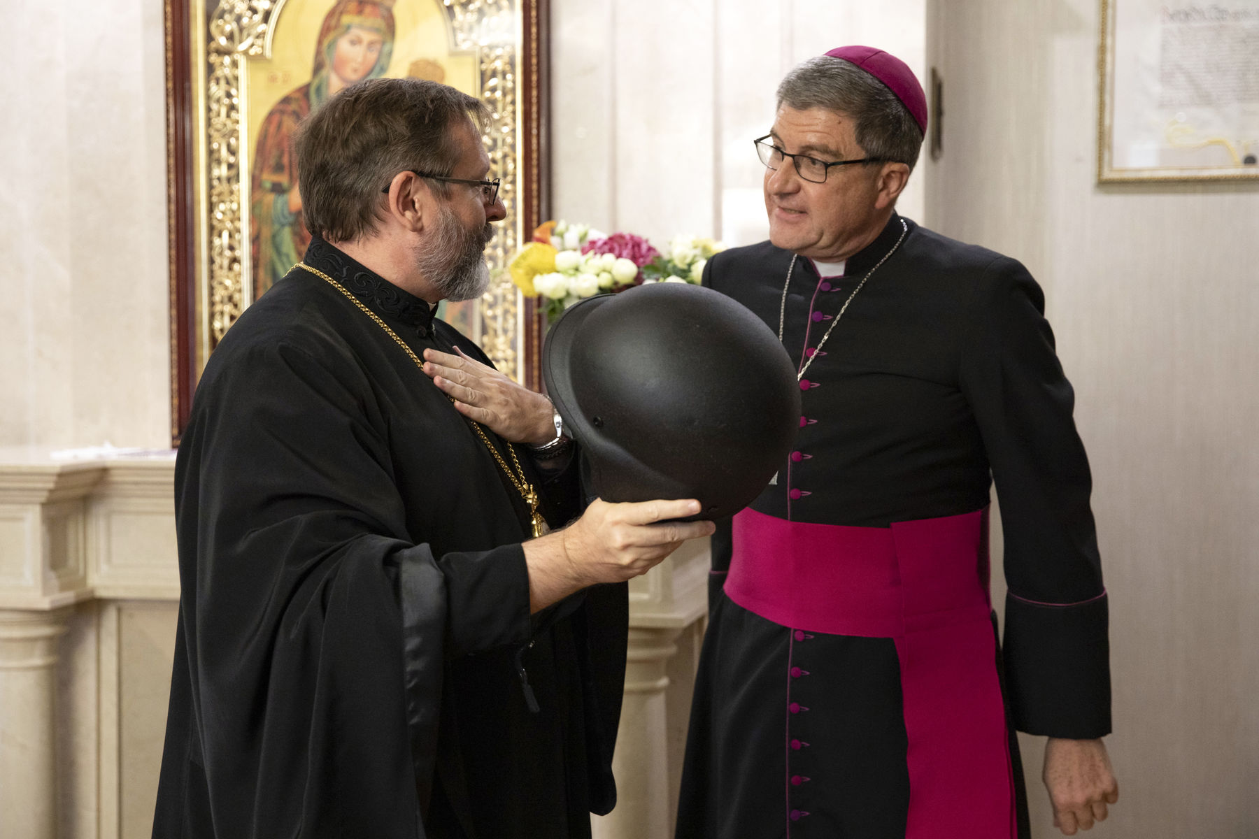 «Те, що ми зараз зустрічаємося в Києві, є чудом», — Глава УГКЦ на зустрічі з делегацією католицького єпископату Франції