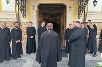 Глава УГКЦ відвідав монастир, де митрополит Андрей Шептицький склав вічні обіти
