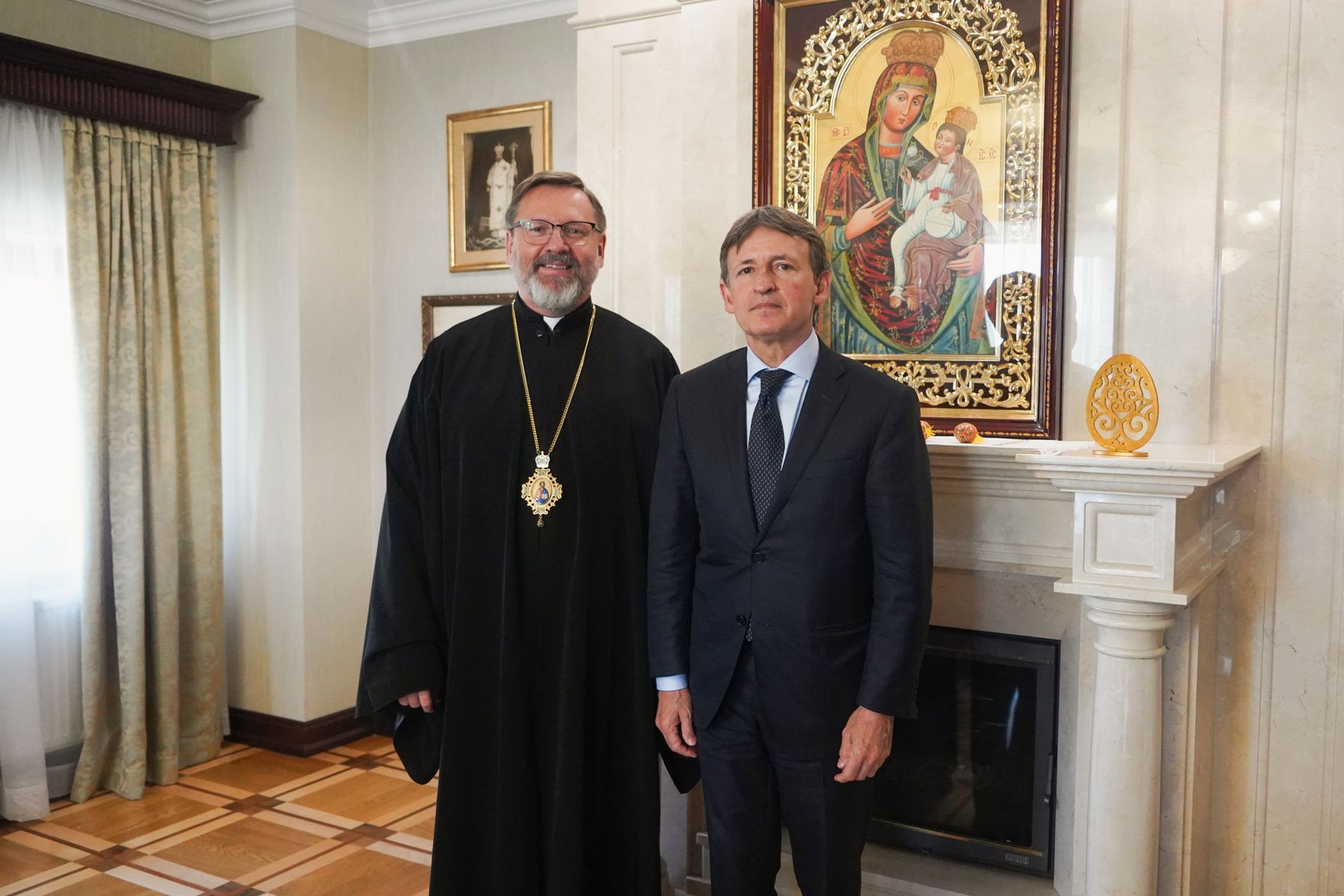 His Beatitude Sviatoslav Meets with the Ambassador of Italy to Ukraine