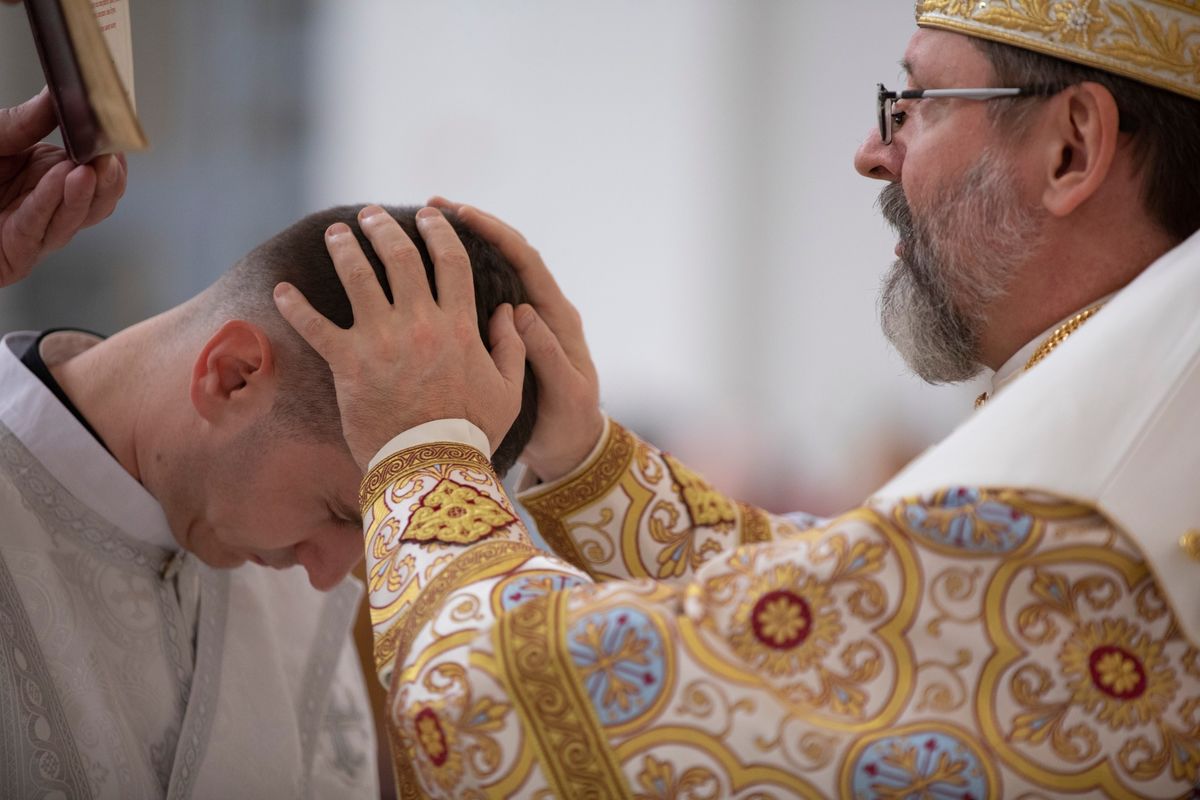 Head of UGCC Consecrates Priest and Deacon for Sevice in Odesa Exarchate