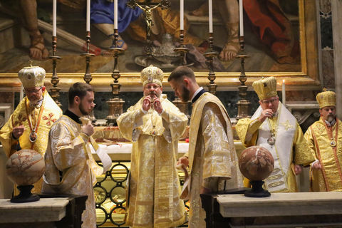 His Beatitude Sviatoslav during the Liturgy at the Tomb of Josaphat in the Vatican: “Let us not delay the Sacrament of Confession”