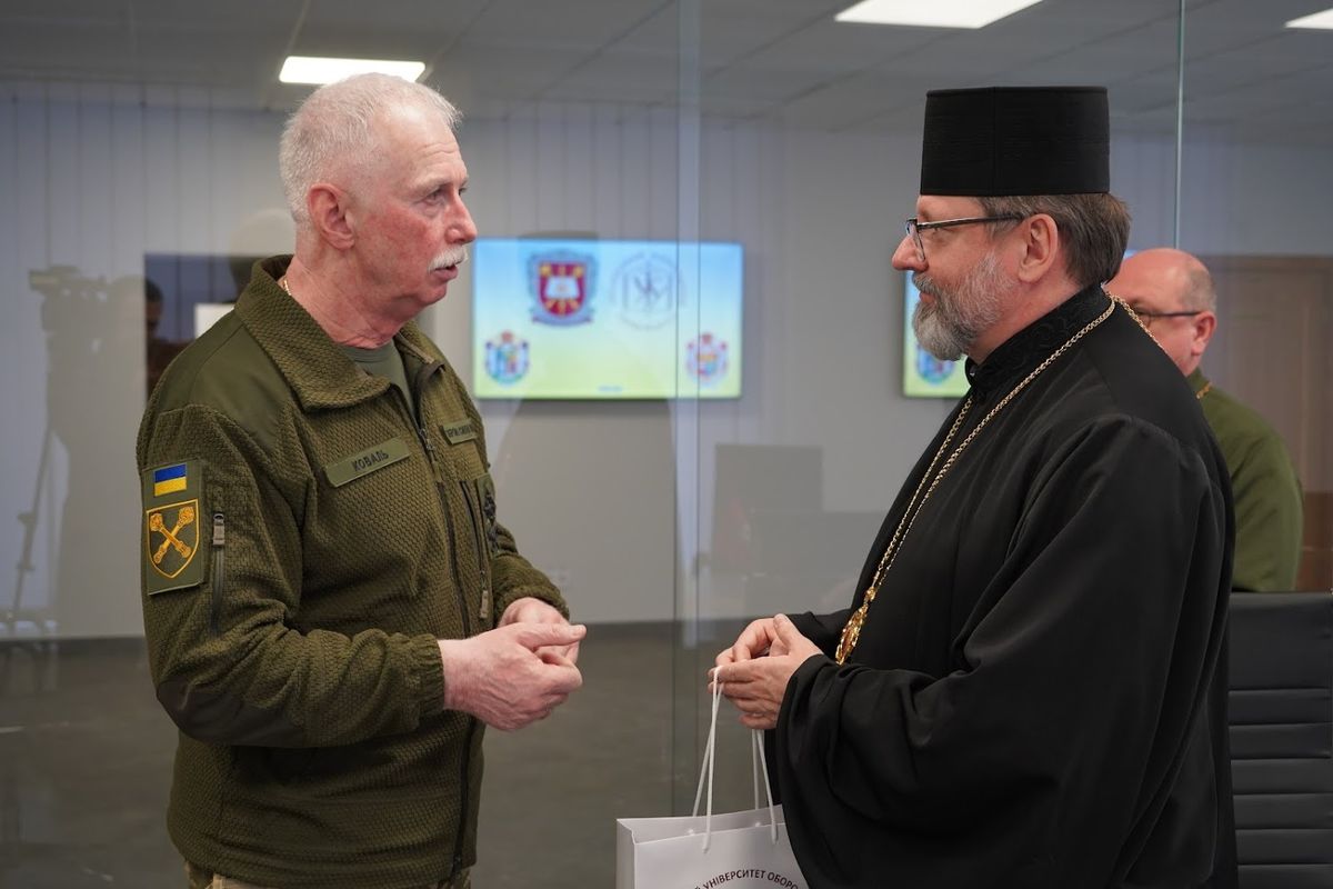 «Тут виховують людей, здатних служити спільному благу», — Глава УГКЦ привітав спільноту Національного університету оборони України