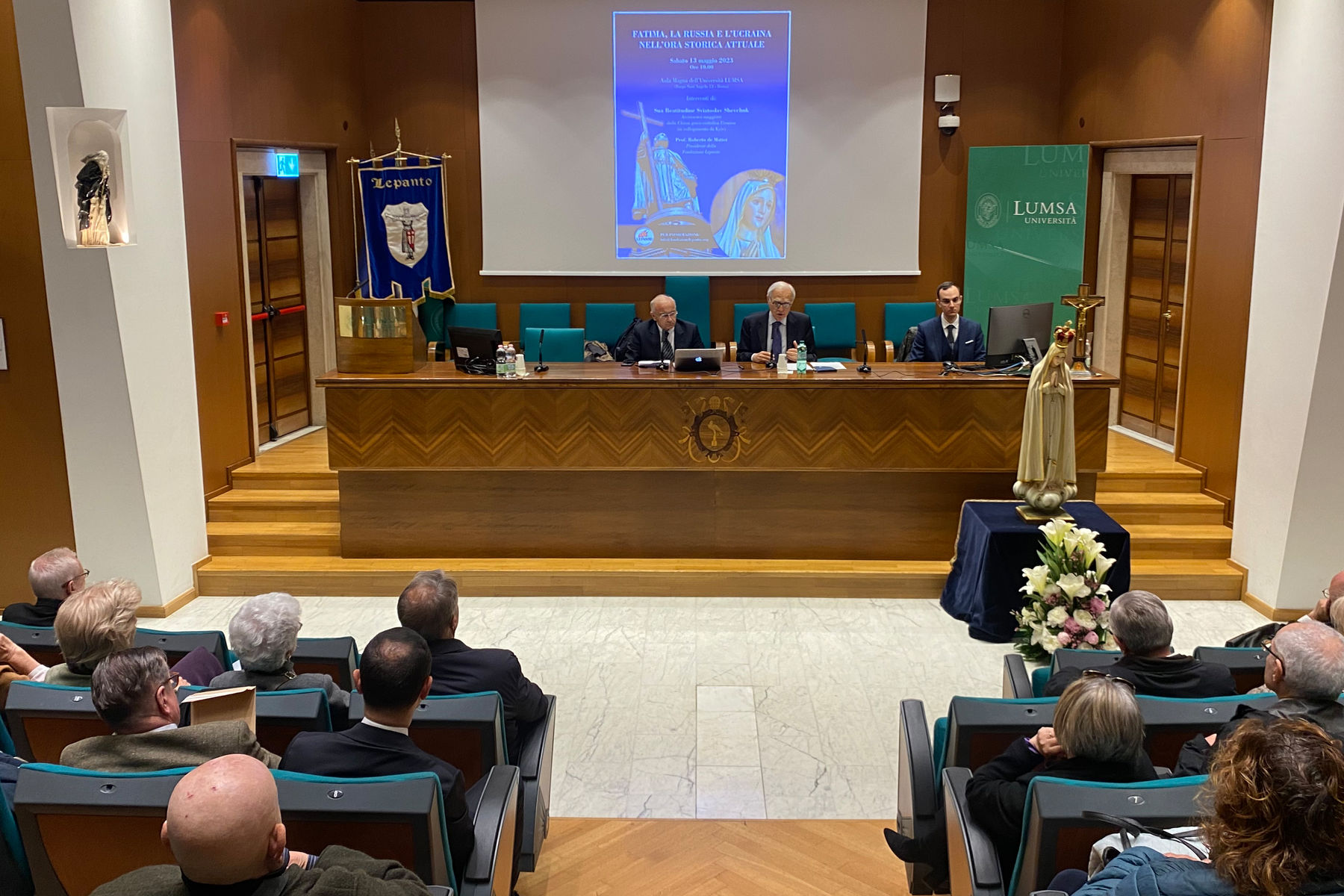 “A miracle on the Dnipro”: His Beatitude Sviatoslav on the rescue of Kyiv at the Conference at the LUMSA University in Rome 