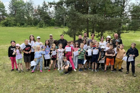 На Львівщині капелани організували літній християнський табір для дітей захисників України