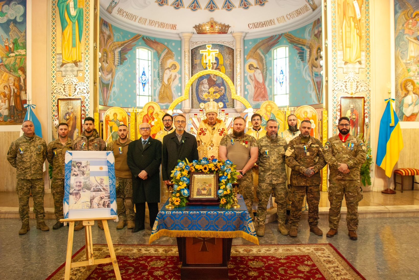 Єпархія УГКЦ в Аргентині відзначила 34-ту річницю Незалежності України вшануванням ветеранів
