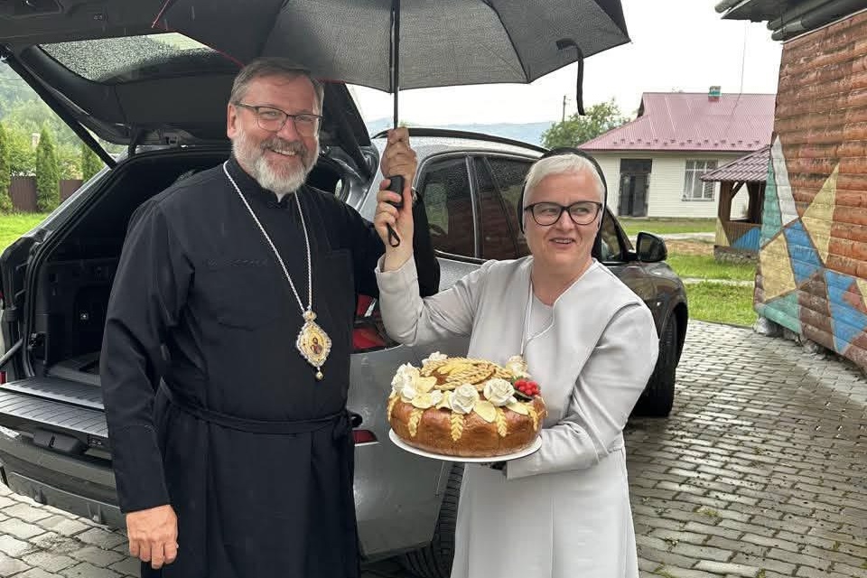 Блаженніший Святослав відвідав відновлений монастир Сестер Служебниць у&nbsp;Микуличині