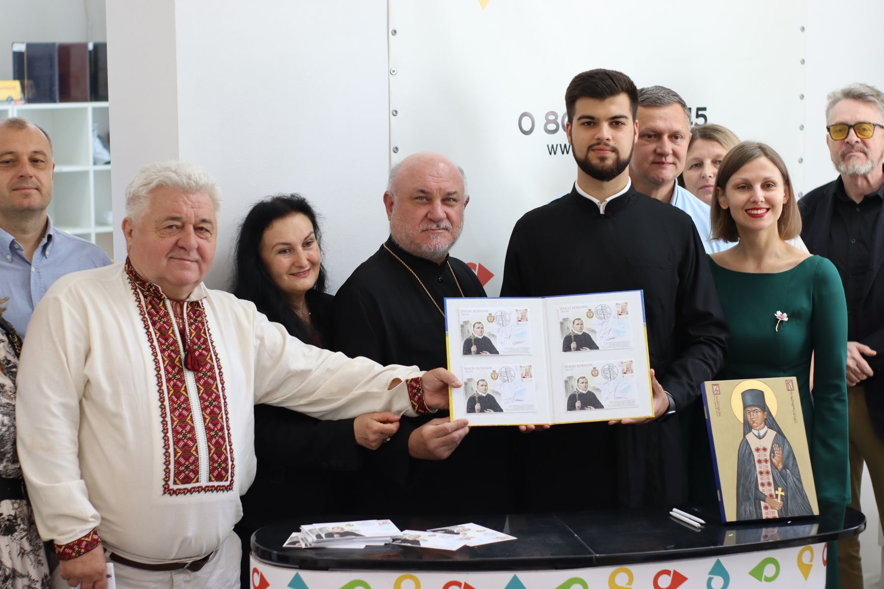 У Тернополі погасили ювілейну марку до 25-річчя беатифікації блаженного священномученика Зенона Ковалика