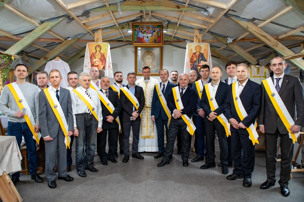 На парафії УГКЦ у Києві відкрили нову раду ордену Лицарів Колумба