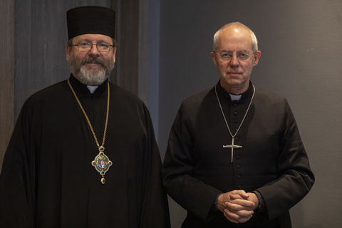 His Beatitude Sviatoslav met with Archbishop of Canterbury Justin Welby