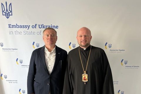Владика Степан Сус в Ізраїлі зустрівся з послом України