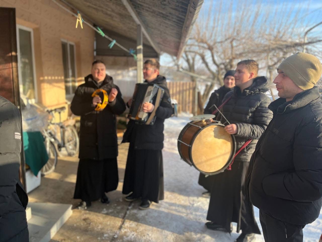 Семінаристи з&nbsp;Івано-Франківська відвідали військових і&nbsp;мешканців Запорізької області