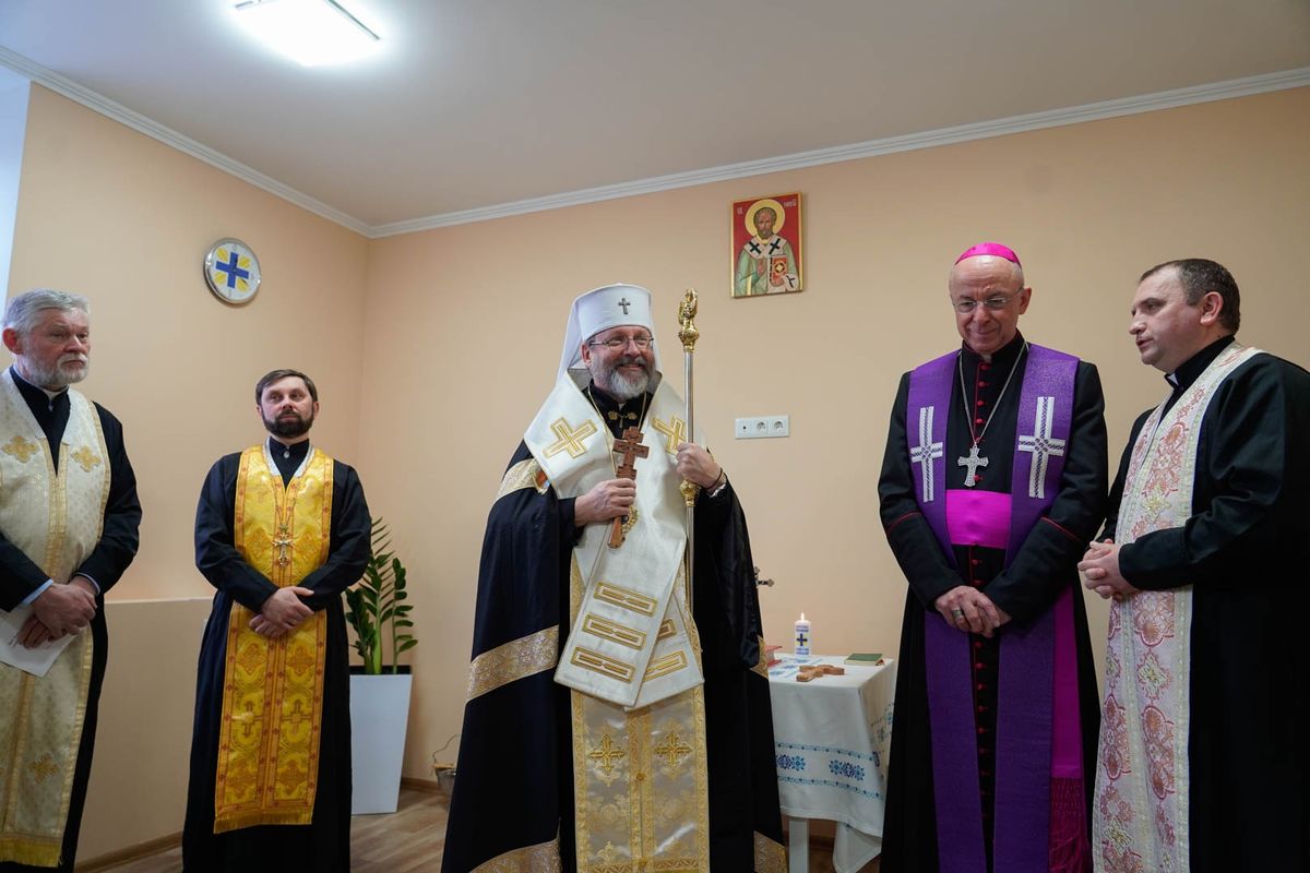 His Beatitude Sviatoslav Consecrates the Caritas Social Center in Kyiv: “This Day Crowns Many Years of Work”