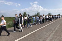 Дружини священників Тернопільсько-Зборівської архиєпархії здійснили пішу прощу до Зарваниці