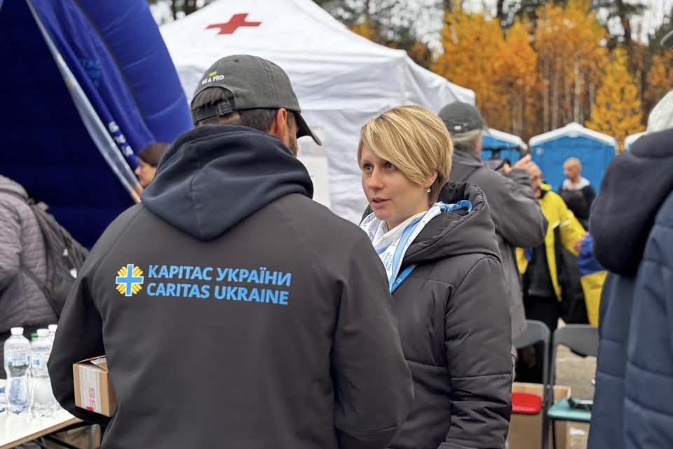 Карітас України та&nbsp;Карітас Чернігів зустріли евакуйованих жителів Олешок на&nbsp;кордоні з&nbsp;Білоруссю