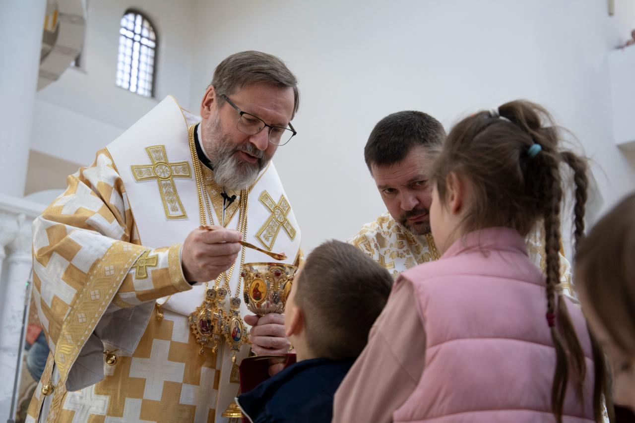 &laquo;Немає іншого Спасителя, як&nbsp;тільки Ісус Христос. У&nbsp;ньому&nbsp;&mdash; твоє життя і&nbsp;Воскресіння&raquo;,&nbsp;&mdash; Глава УГКЦ у&nbsp;Вербну неділю
