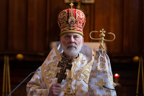 Блаженніший Святослав привітав владику Кеннета Новаківського з 15-річчям єпископської хіротонії