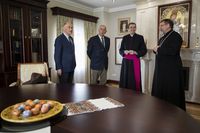 Глава УГКЦ зустрівся з&nbsp;керівництвом французької благодійної організації &laquo;l&rsquo;&OElig;uvre d&rsquo;Orient&raquo;