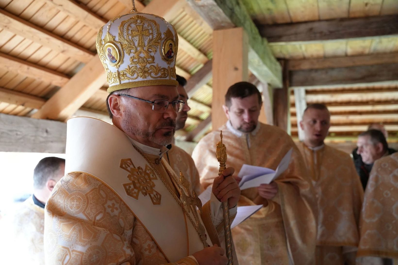 Владика Ярослав Приріз освятив відреставрований дерев’яний храм, збудований 1663 року