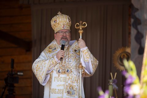 Проповідь Блаженнішого Святослава у василіанському монастирі Святого Миколая в Мукачеві у свято Різдва Івана Хрестителя
