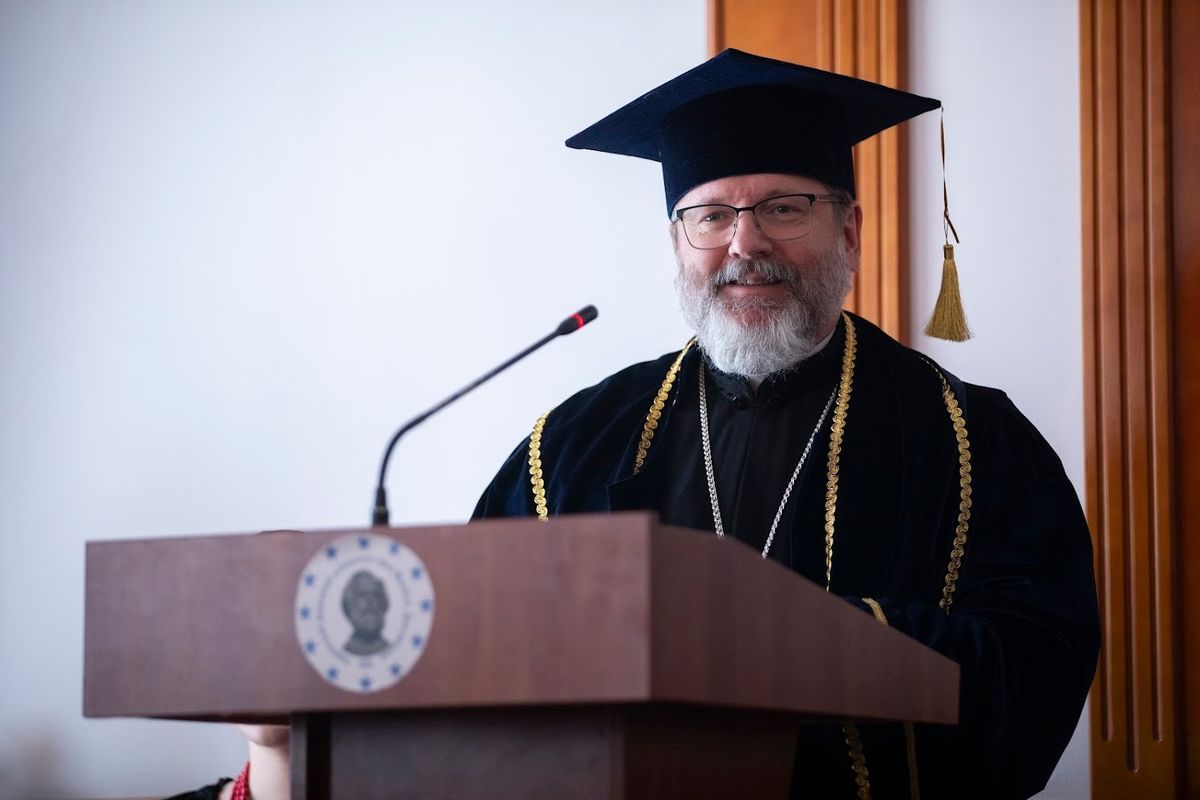 Слово Блаженнішого Святослава під час вручення йому звання доктора Honoris causa Українського державного університету імені Михайла Драгоманова