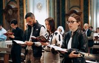 Українські студенти в&nbsp;Римі організували візантійську Літургію та&nbsp;благодійний збір для прифронтових регіонів